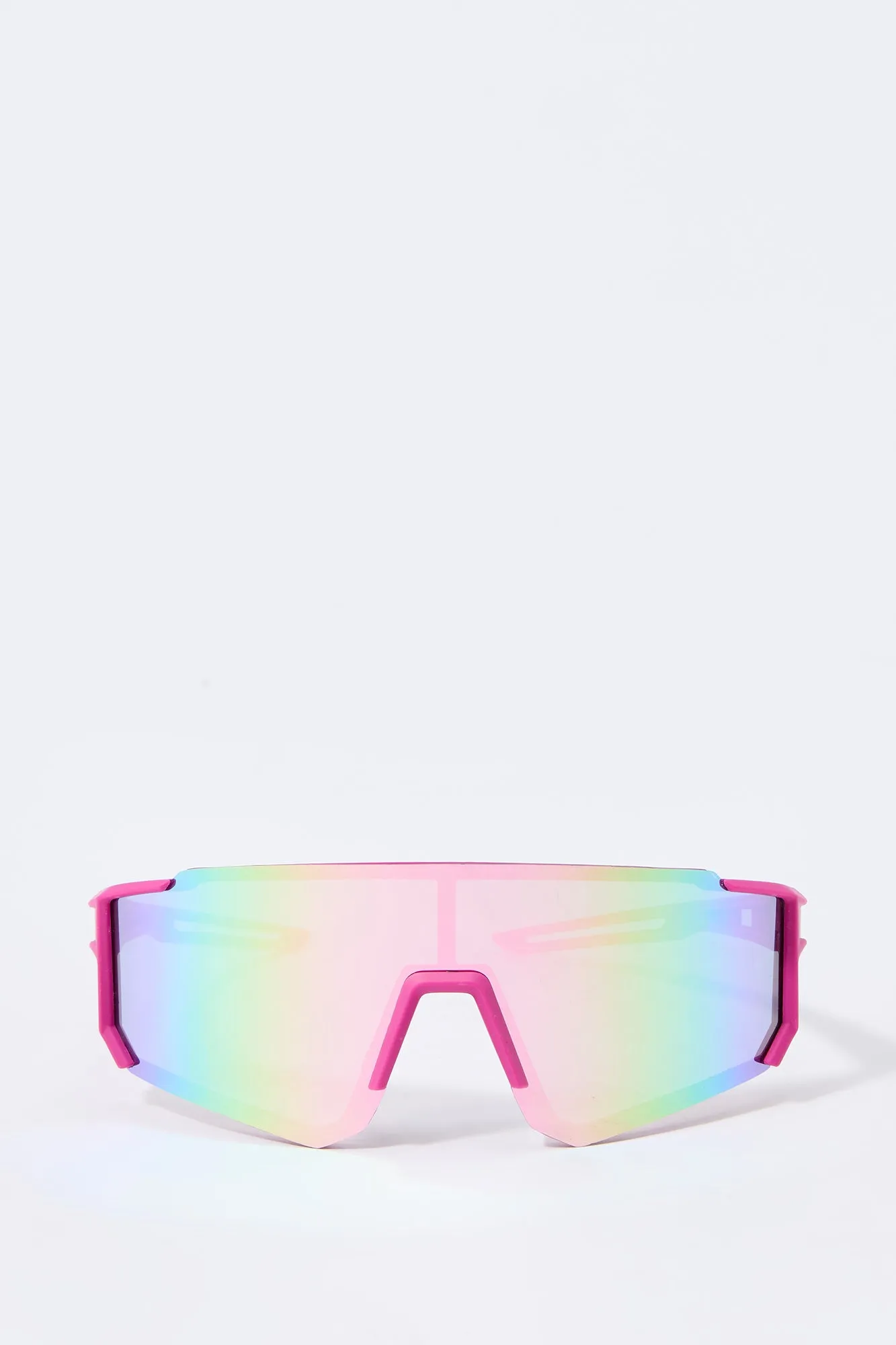 Soft Touch Tinted Shield Sunglasses sold by Urban Planet