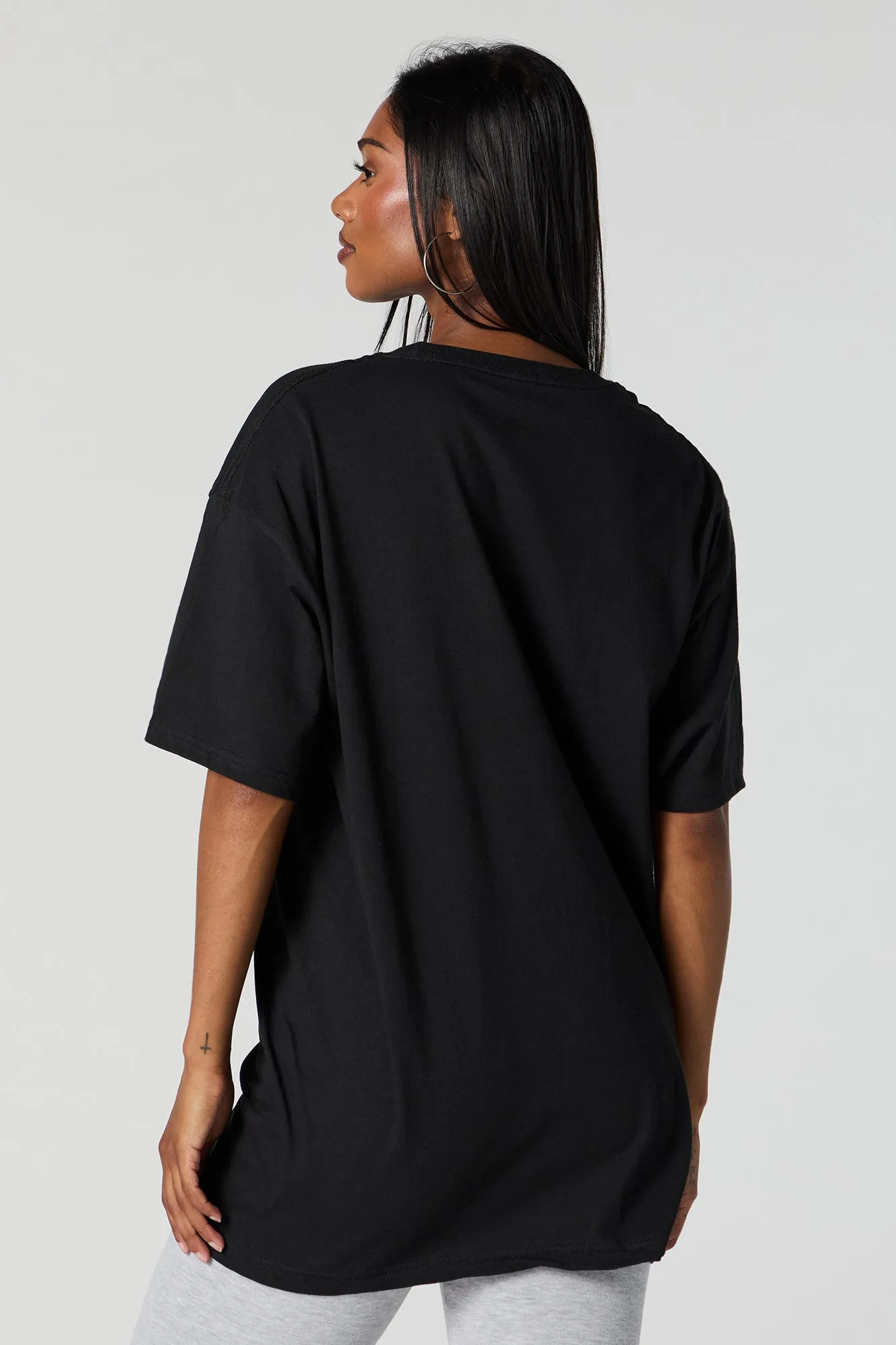 Metallica Graphic Boyfriend T-Shirt sold by Urban Planet product image thumbnail 4