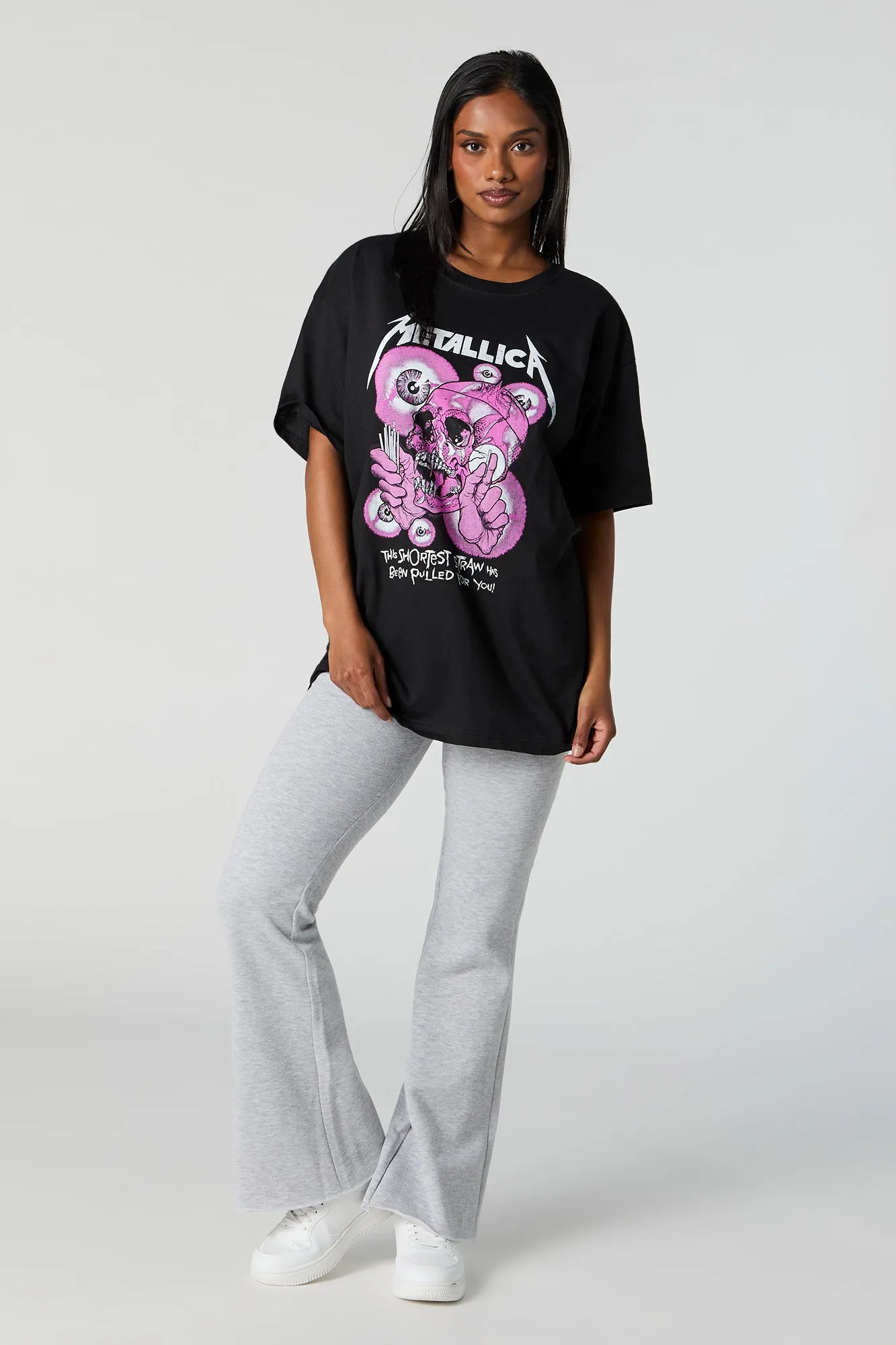 Metallica Graphic Boyfriend T-Shirt sold by Urban Planet product image thumbnail 3