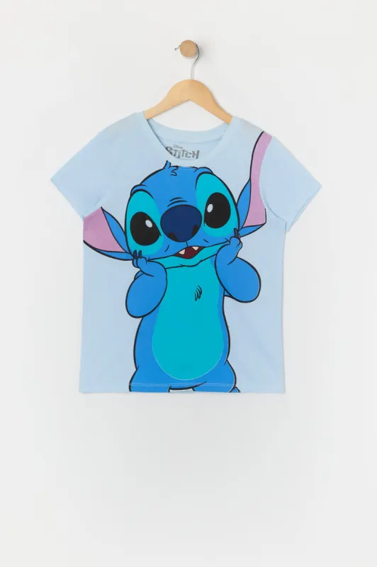 T-shirt à imprimé Stitch pour fille sold by Urban Planet