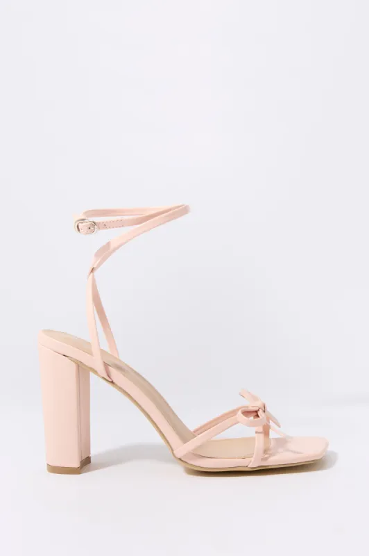 Strappy Bow High Heel sold by Urban Planet