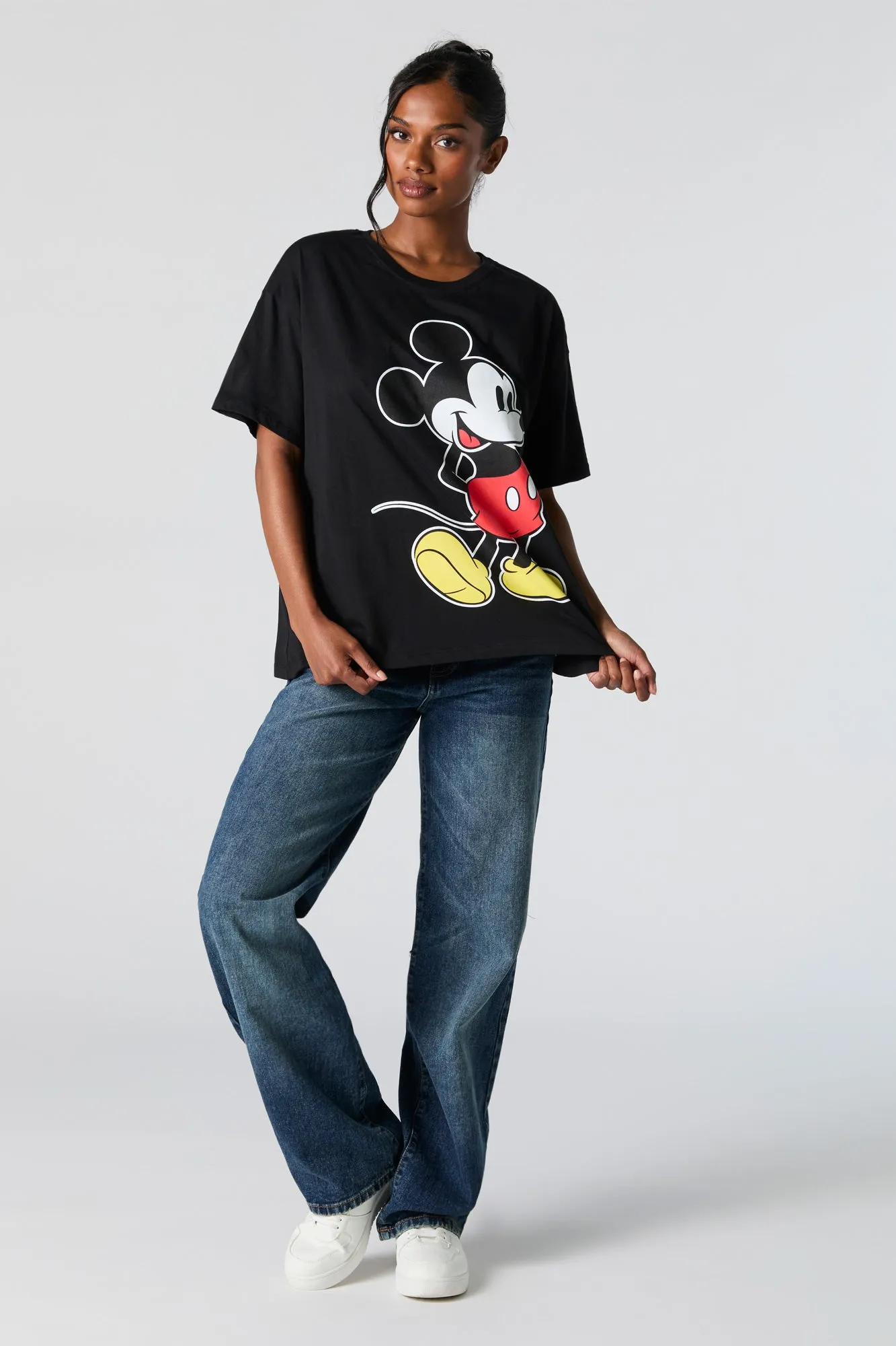 Mickey Mouse Graphic Boyfriend T-Shirt sold by Urban Planet product image thumbnail 2