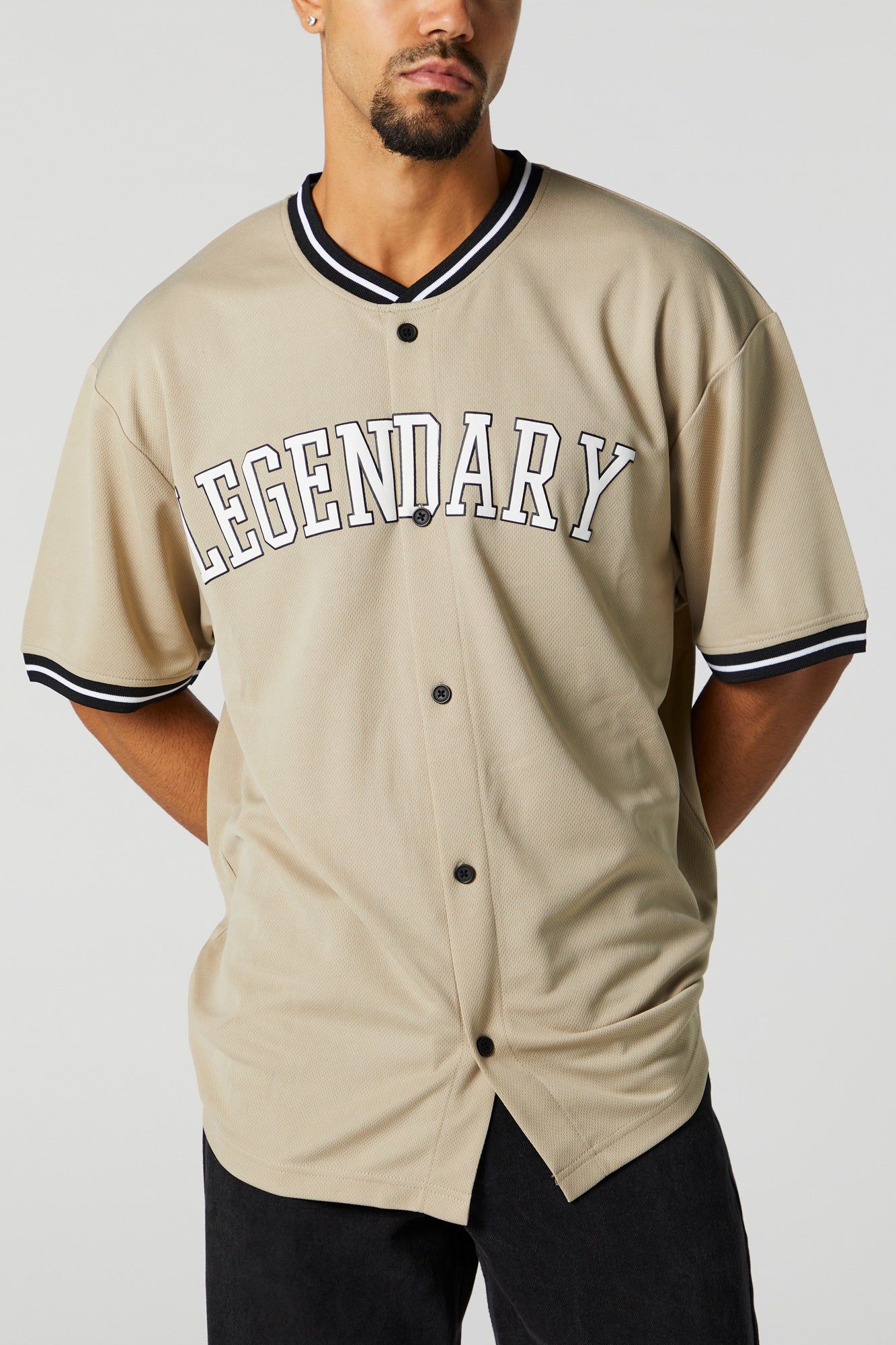 Jersey boutonné à imprimé Legendary sold by Urban Planet product image thumbnail 2