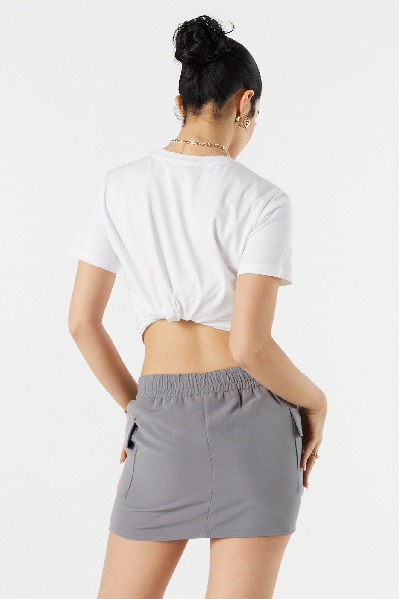 Pull On Cargo Mini Skirt sold by Urban Planet product image thumbnail 5
