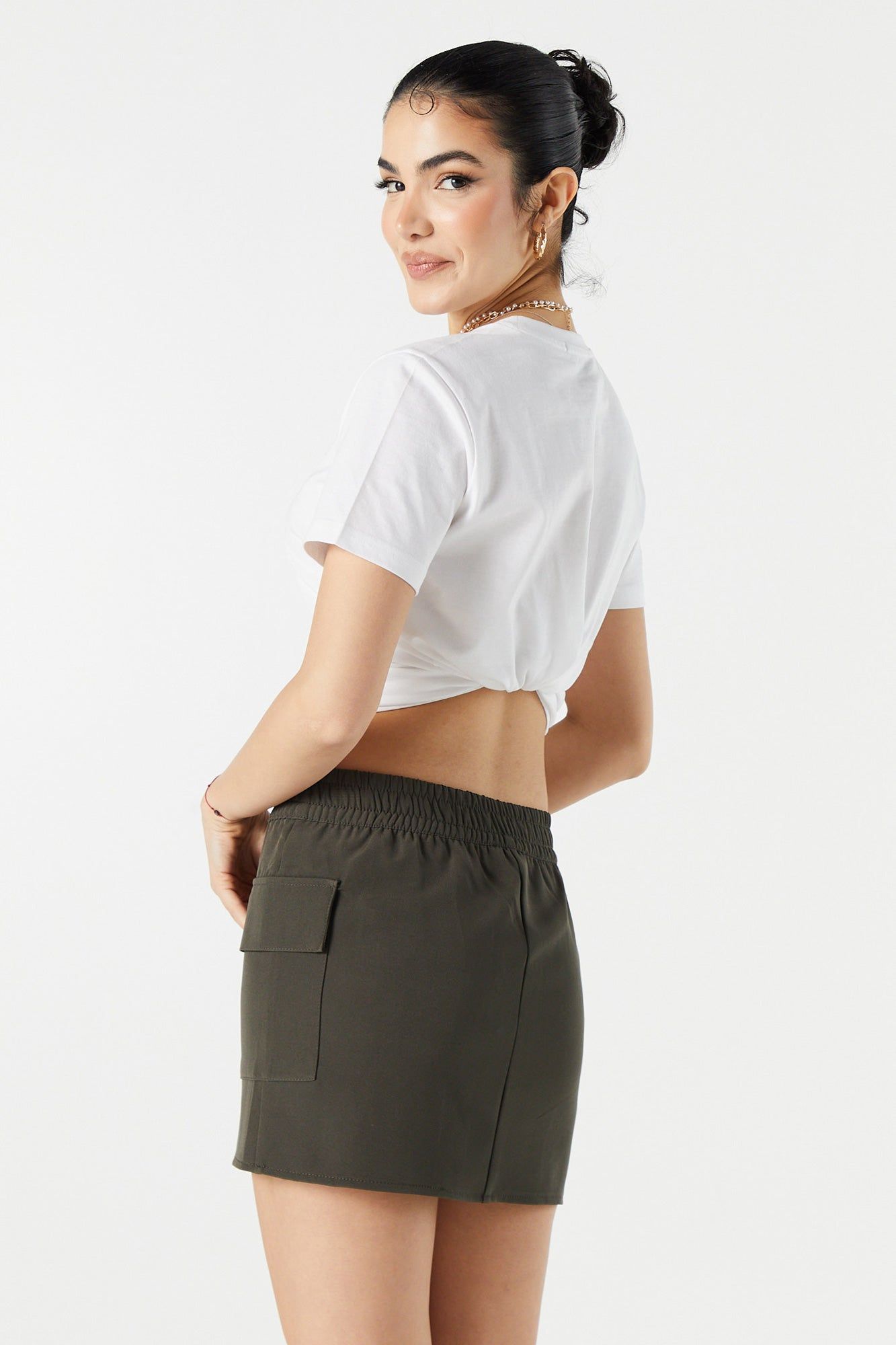 Pull On Cargo Mini Skirt sold by Urban Planet product image thumbnail 10