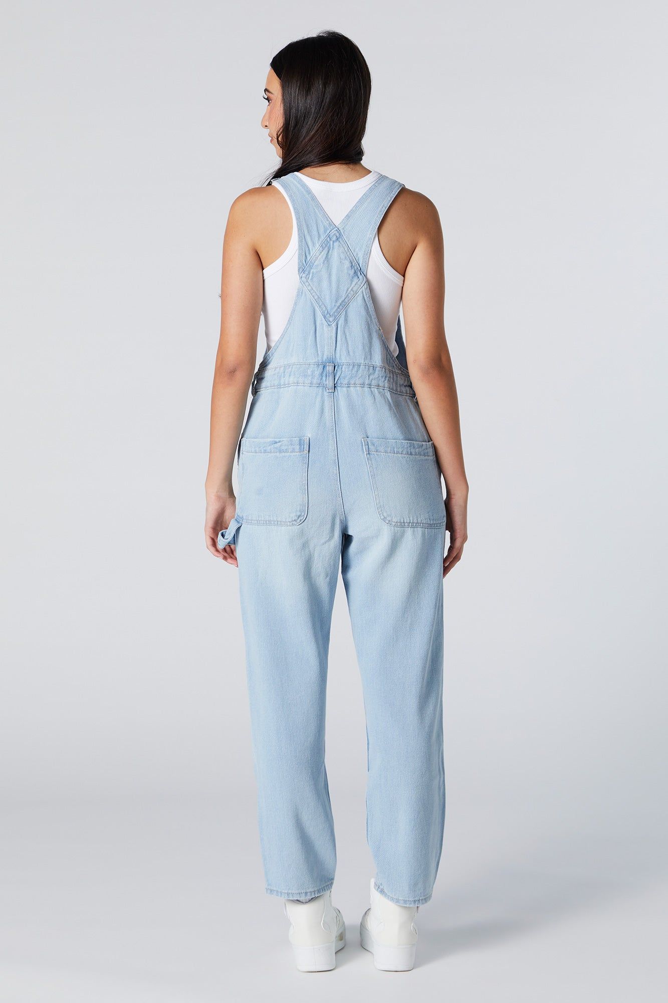 Light Wash Denim Overall sold by Urban Planet product image thumbnail 2