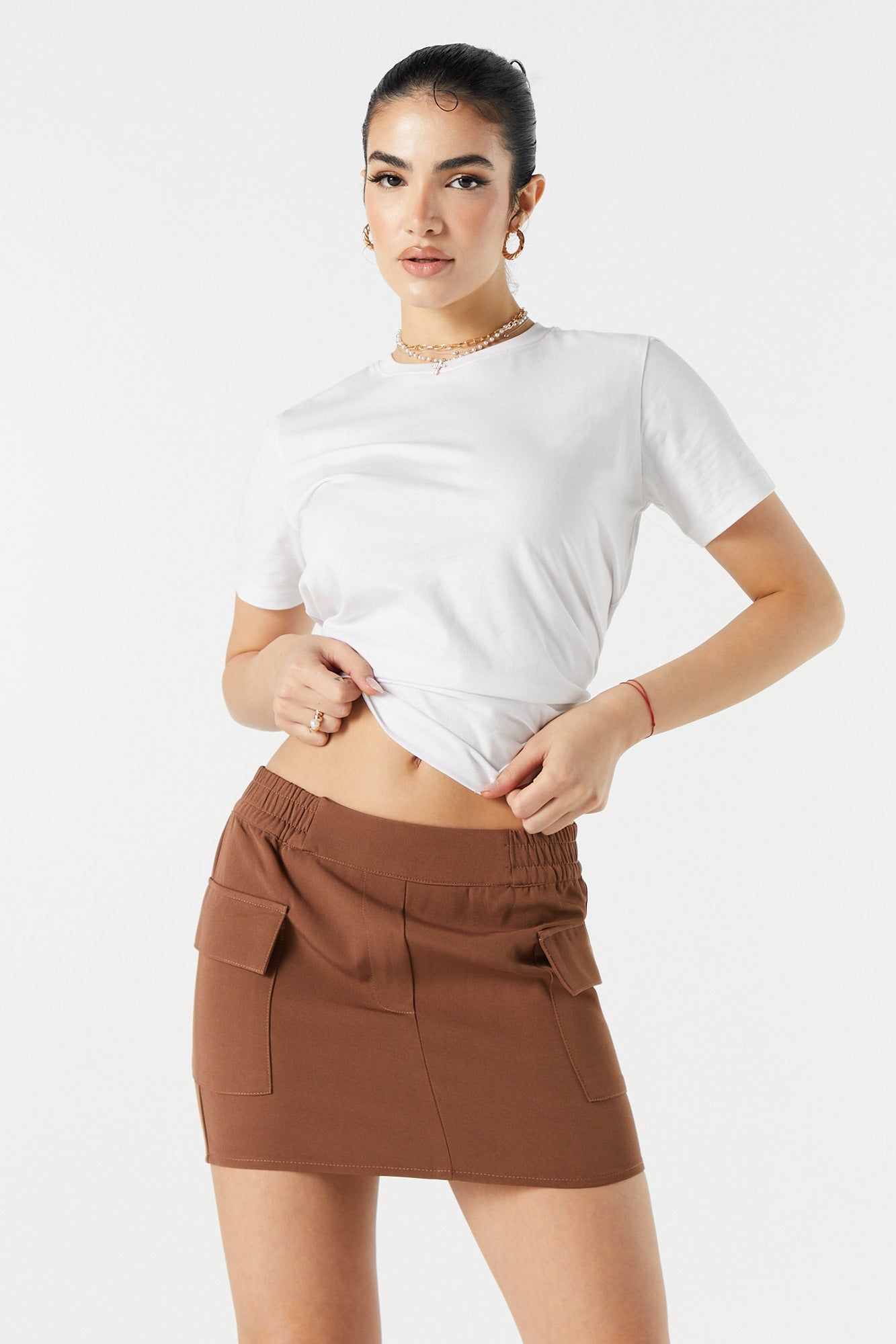 Pull On Cargo Mini Skirt sold by Urban Planet product image thumbnail 7