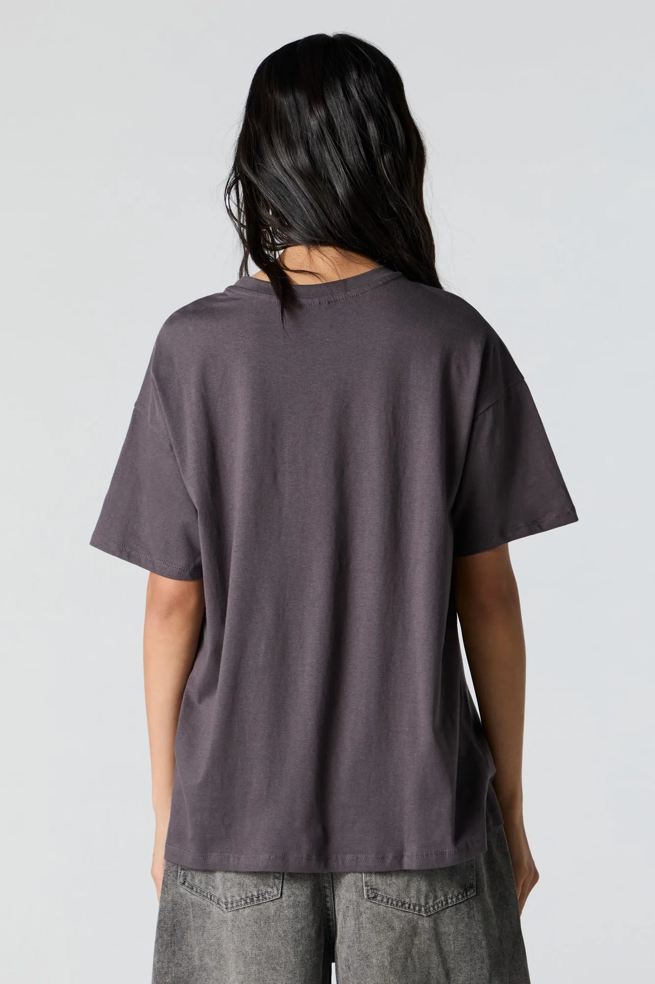 Hello Kitty Bow Graphic Boyfriend T-Shirt sold by Urban Planet product image thumbnail 3