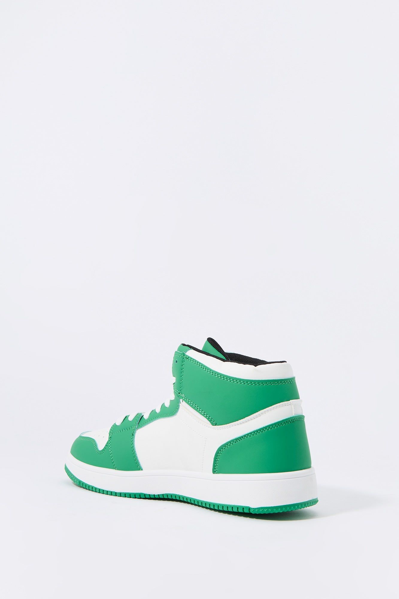 Faux Leather Colourblock High Top Sneaker sold by Urban Planet product image thumbnail 3