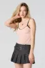 Belted Pleated Mini Skort sold by Urban Planet