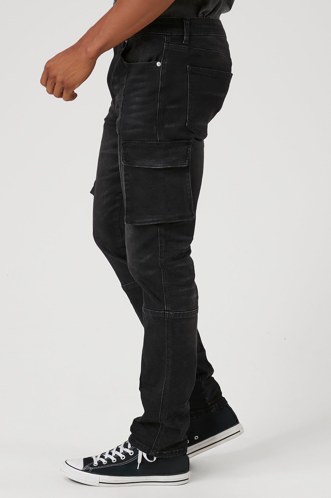 Jean cargo ajusté délavé à la pierre sold by Urban Planet product image thumbnail 2