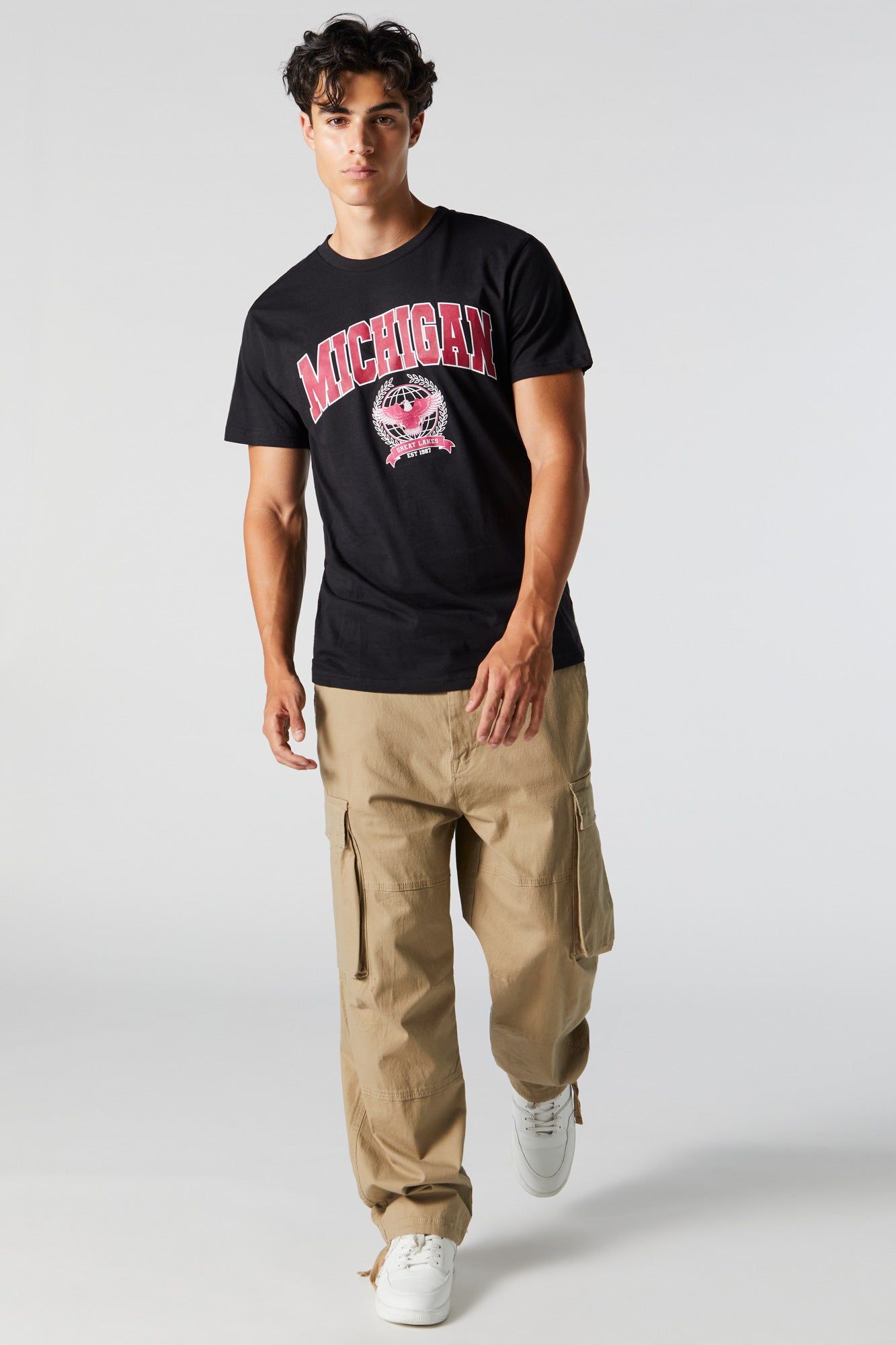 Michigan Graphic T-Shirt sold by Urban Planet product image thumbnail 4