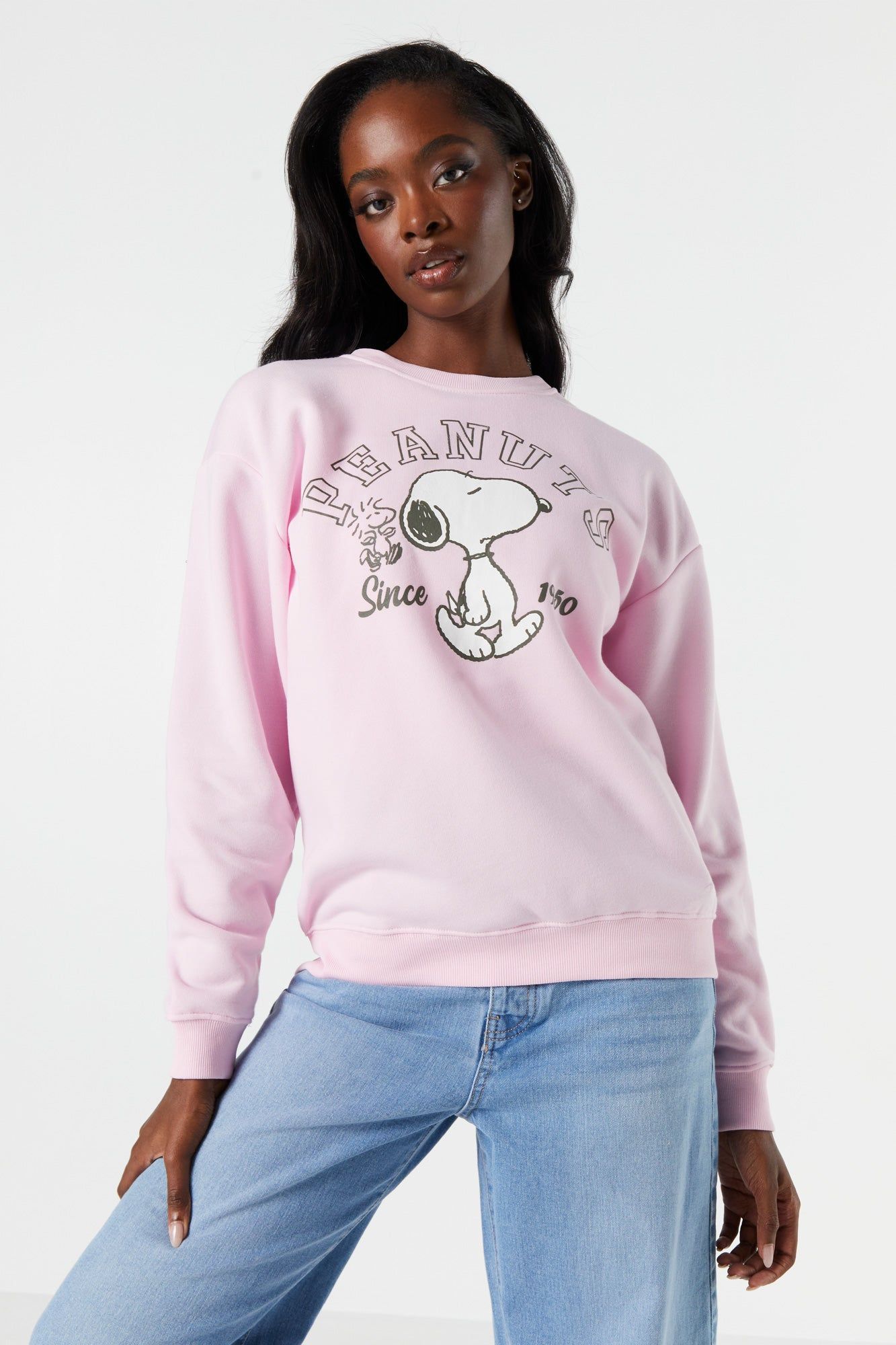 Peanuts Graphic Fleece Sweatshirt sold by Urban Planet