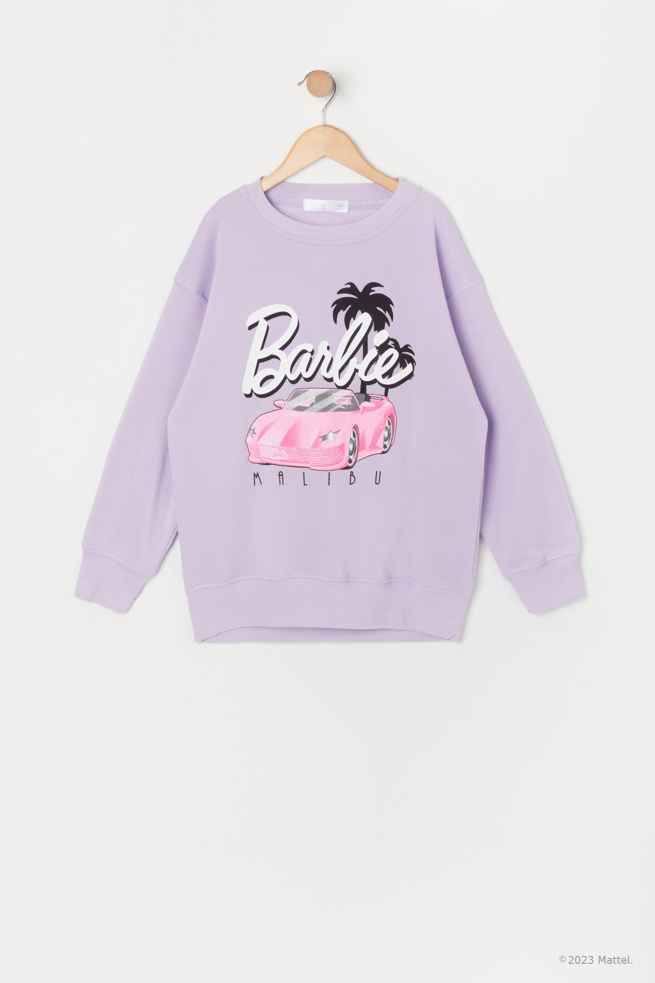 Barbie™ Girls Malibu Graphic Fleece Sweatshirt sold by Urban Planet
