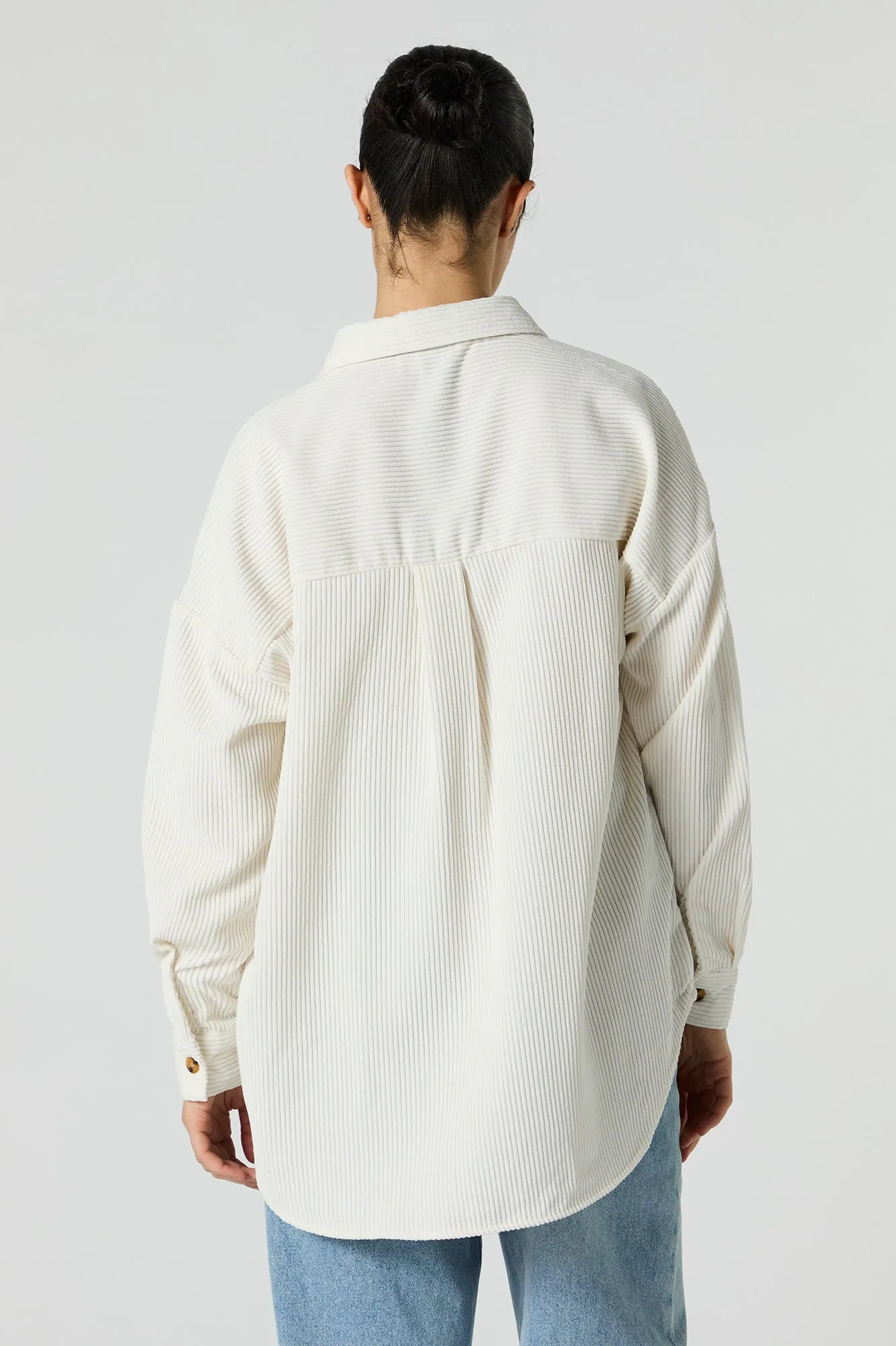 Corduroy Button-Up Top sold by Urban Planet product image thumbnail 2