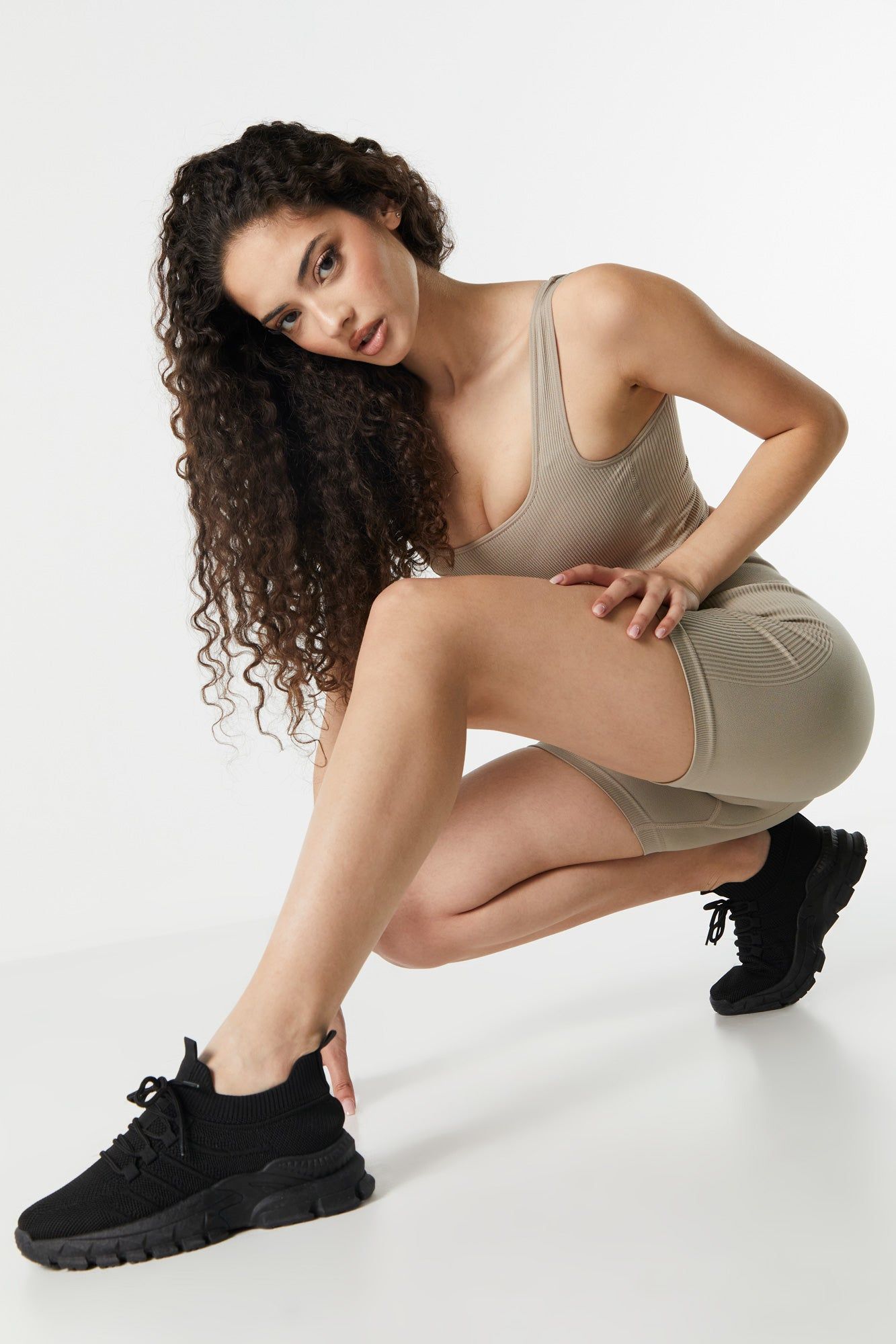 Short de cycliste sans couture à taille haute sold by Urban Planet product image thumbnail 12