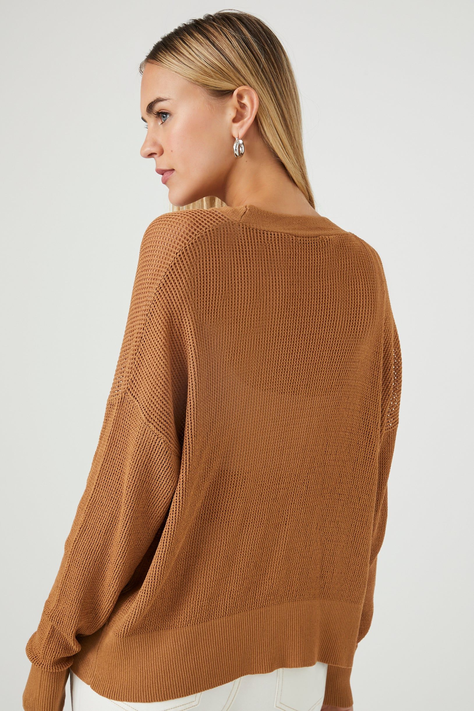 Cardigan boutonné à encolure en V sold by Urban Planet product image thumbnail 8