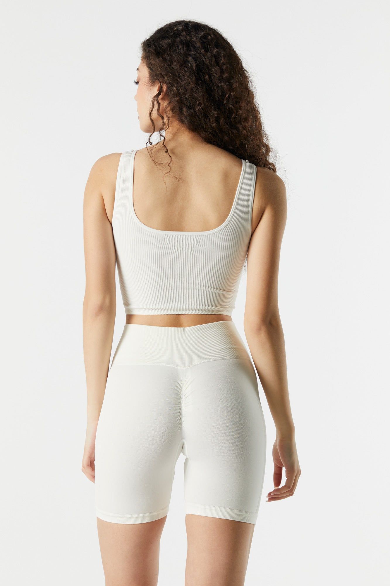 Short de cycliste sans couture à taille haute sold by Urban Planet product image thumbnail 10