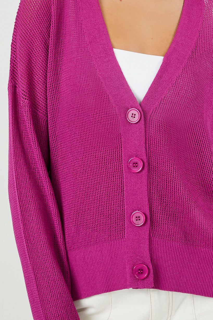 Cardigan boutonné à encolure en V sold by Urban Planet product image thumbnail 5