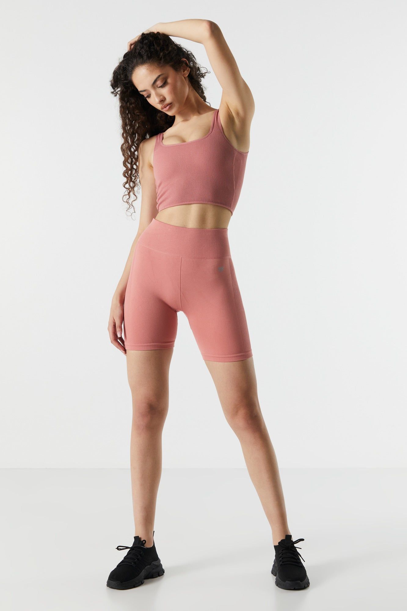 Short de cycliste sans couture à taille haute sold by Urban Planet product image thumbnail 27