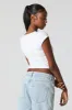 Contour Square Neck Cropped T-Shirt sold by Urban Planet