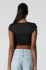 Contour Square Neck Cropped T-Shirt sold by Urban Planet