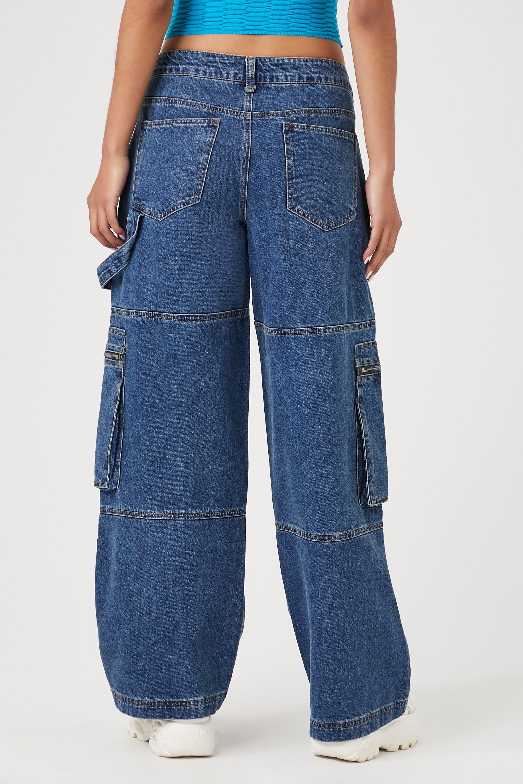 Denim Cargo Straight Leg Jean sold by Urban Planet product image thumbnail 4