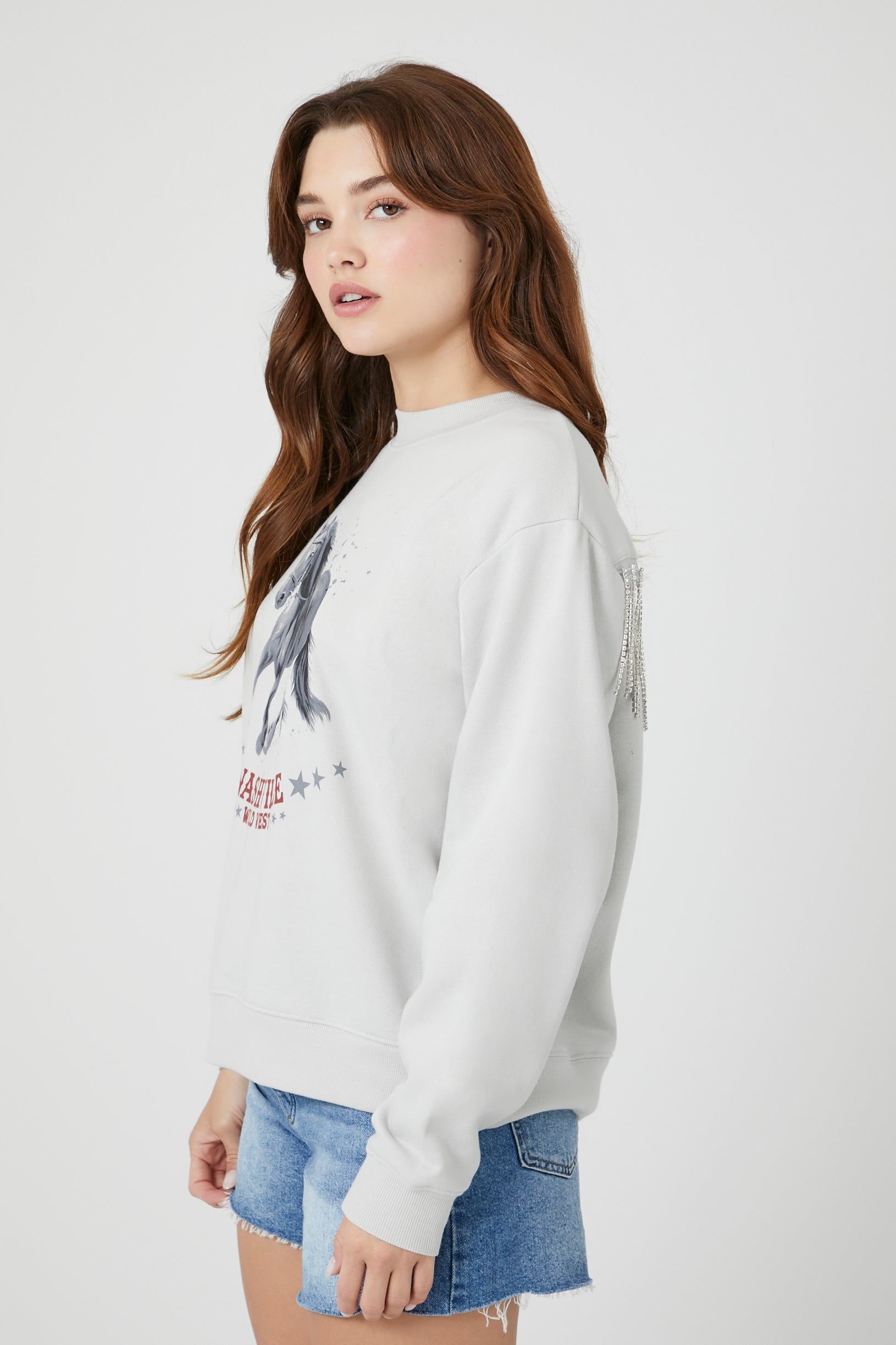 Nashville Graphic Fringe Sweatshirt sold by Urban Planet product image thumbnail 2
