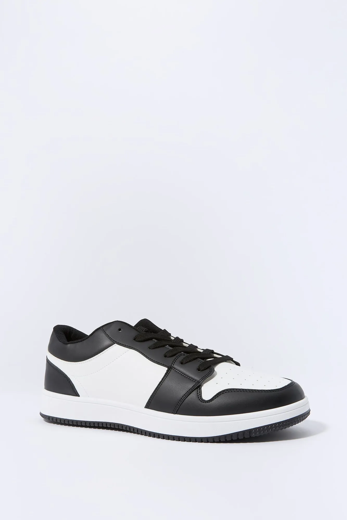 Faux Leather Colourblock Low Top Sneaker sold by Urban Planet product image thumbnail 3