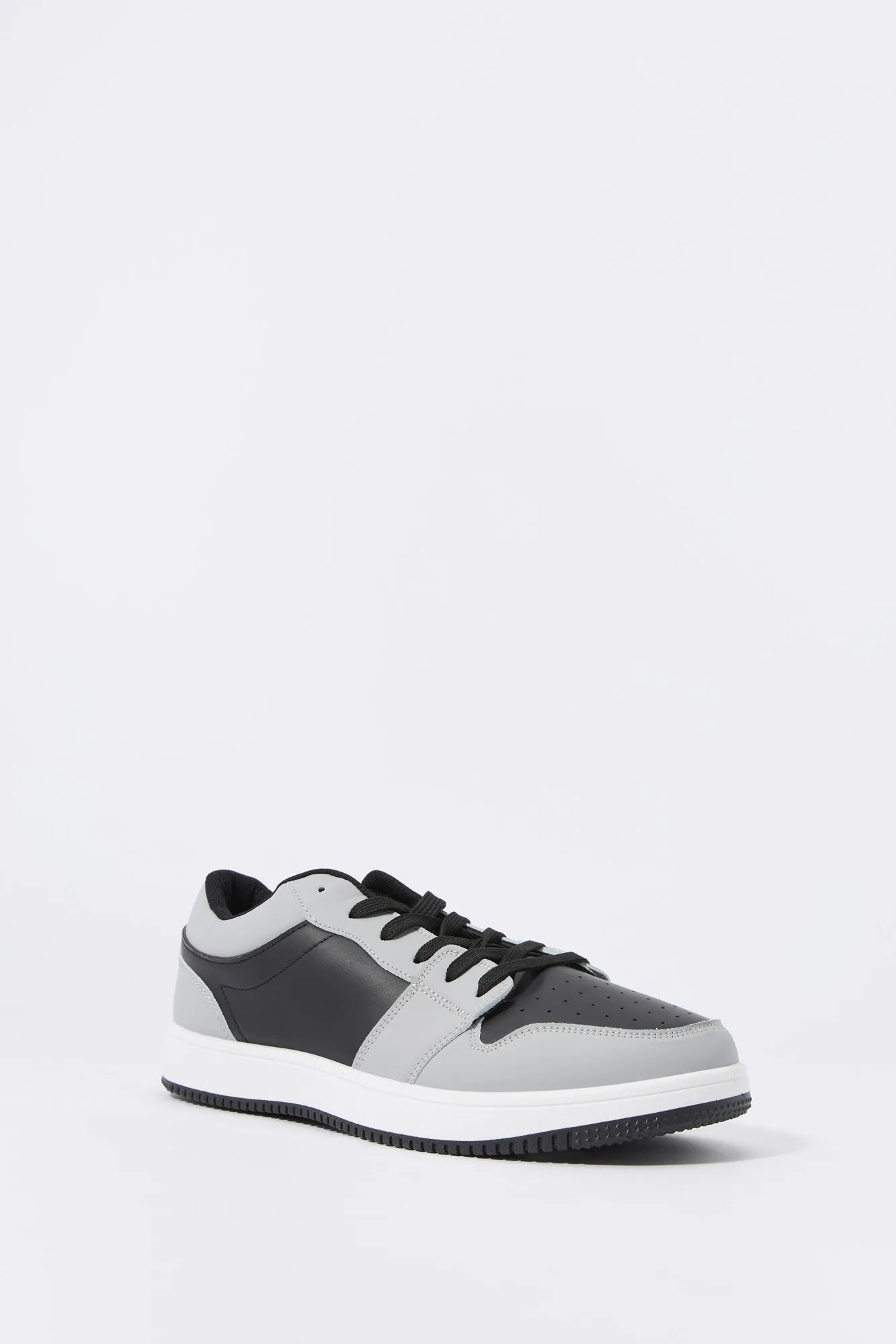 Faux Leather Colourblock Low Top Sneaker sold by Urban Planet product image thumbnail 5