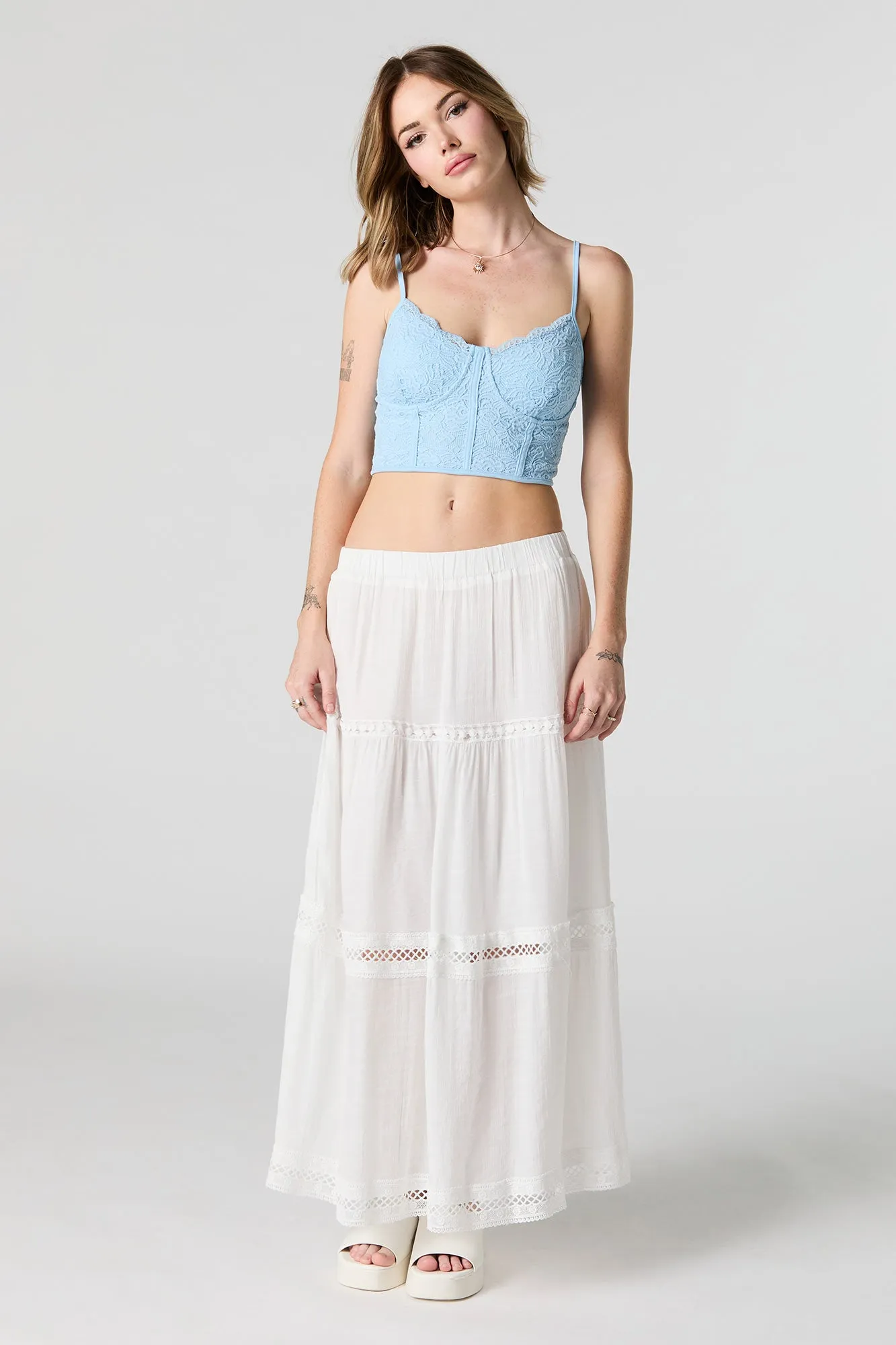 Cami bustier écourtée en dentelle sold by Urban Planet product image thumbnail 3