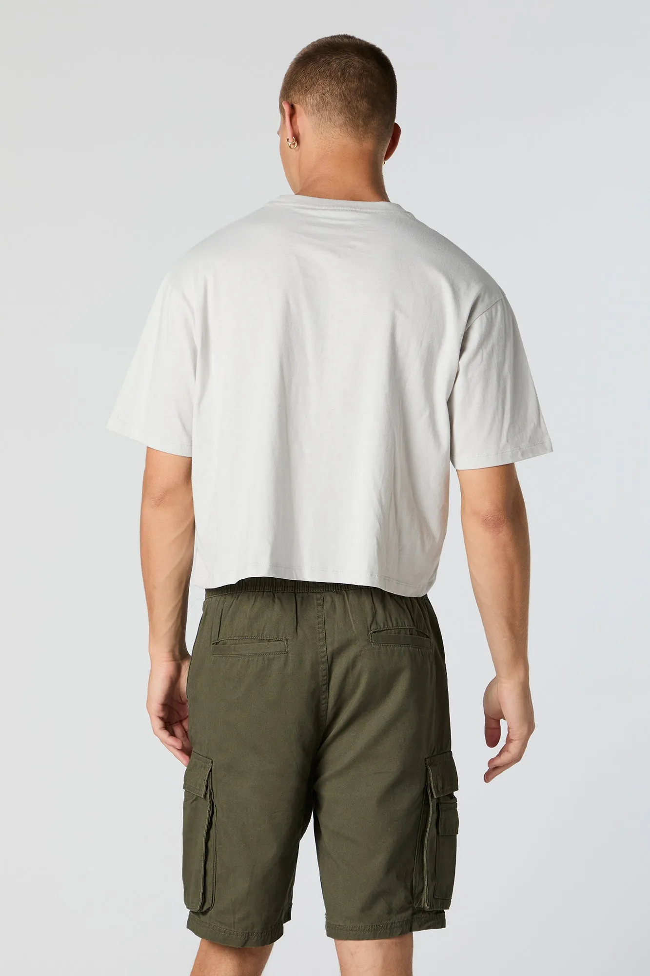 Triple Pocket Drawstring Cargo Short sold by Urban Planet product image thumbnail 2