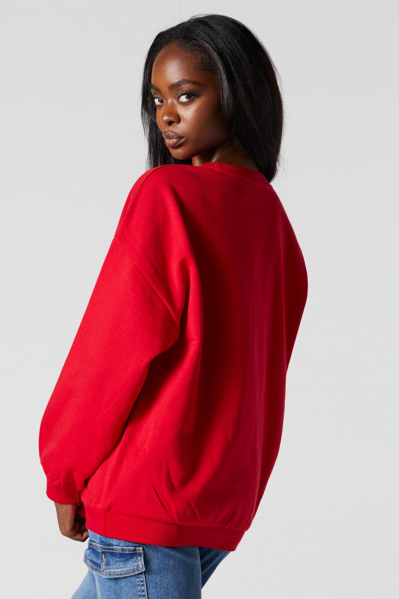 The Simpsons Xmas Graphic Fleece Sweatshirt sold by Urban Planet product image thumbnail 3