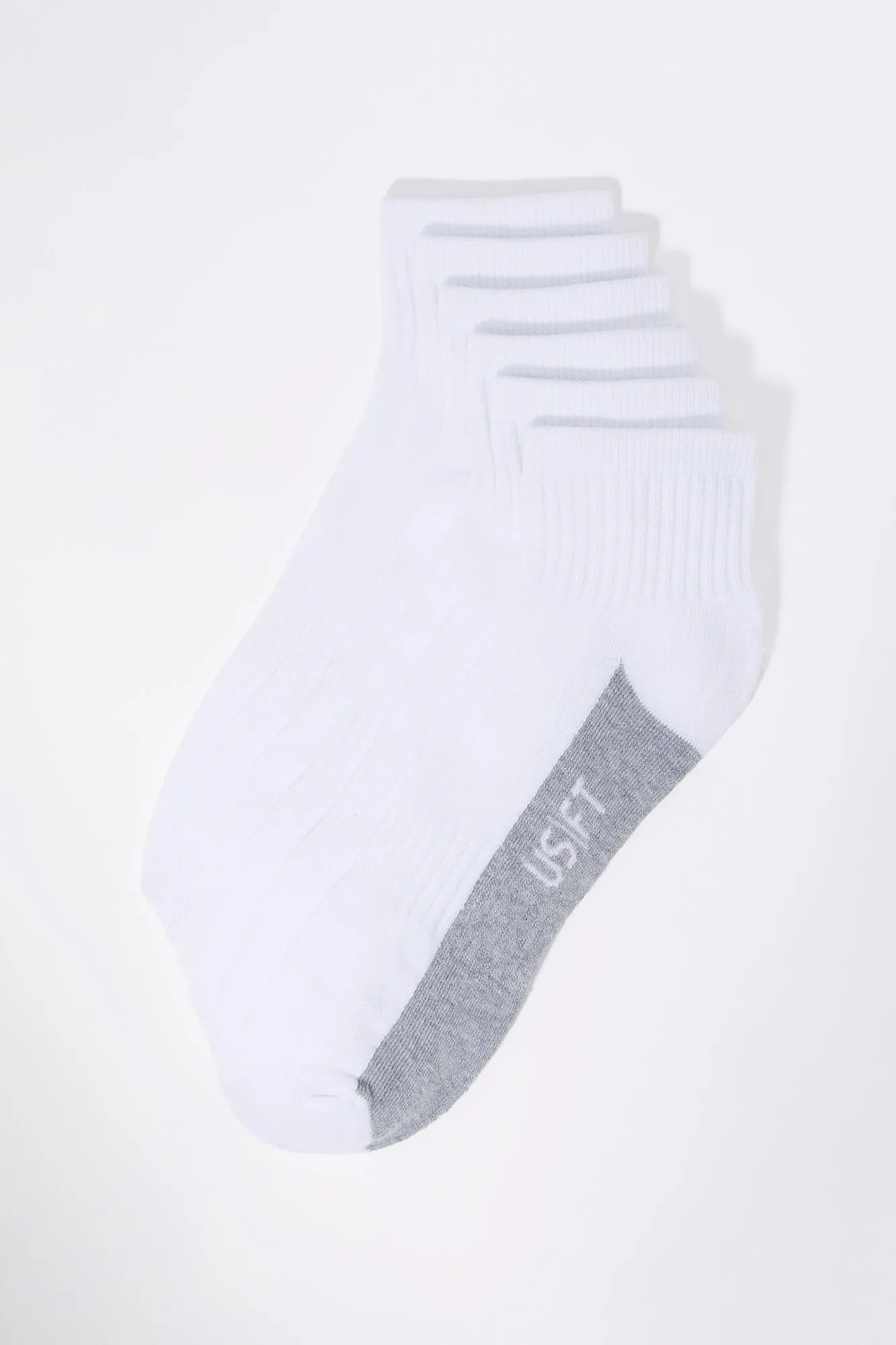 Assorted Athletic Quarter Socks (6 Pack) sold by Urban Planet product image thumbnail 2