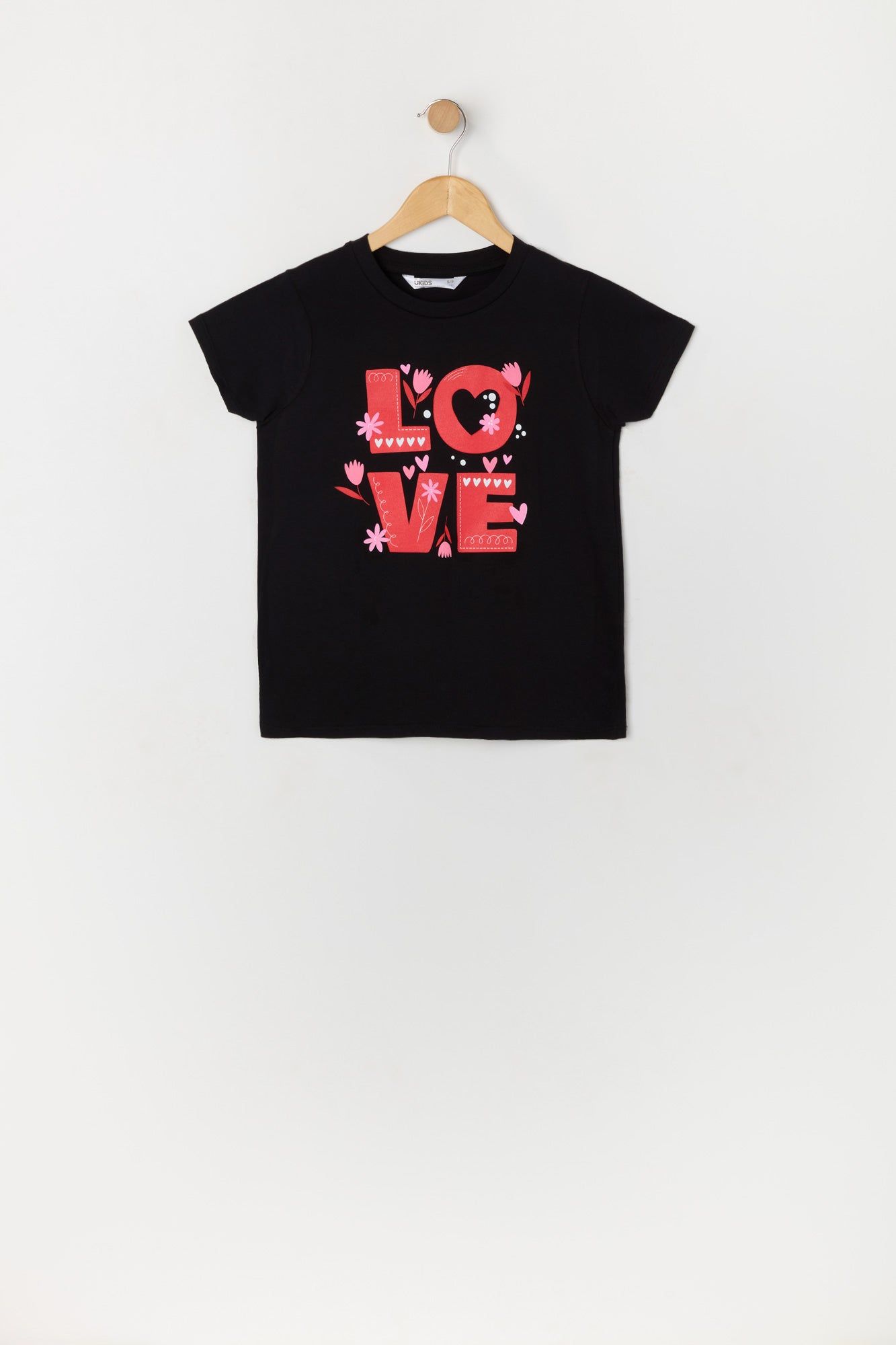 Girls Valentines Love Graphic T-Shirt sold by Urban Planet