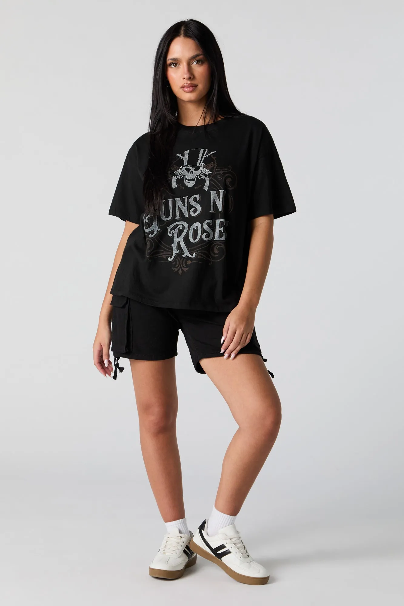 Guns n Roses Graphic Boyfriend T-Shirt sold by Urban Planet product image thumbnail 3