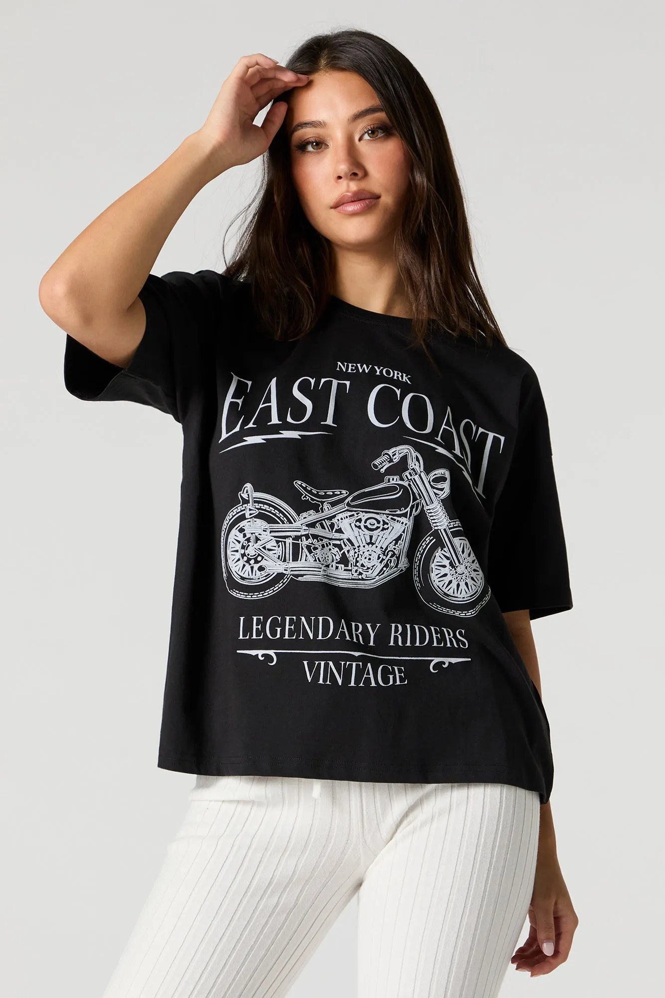 East Coast Riders Embroidered T-Shirt sold by Urban Planet