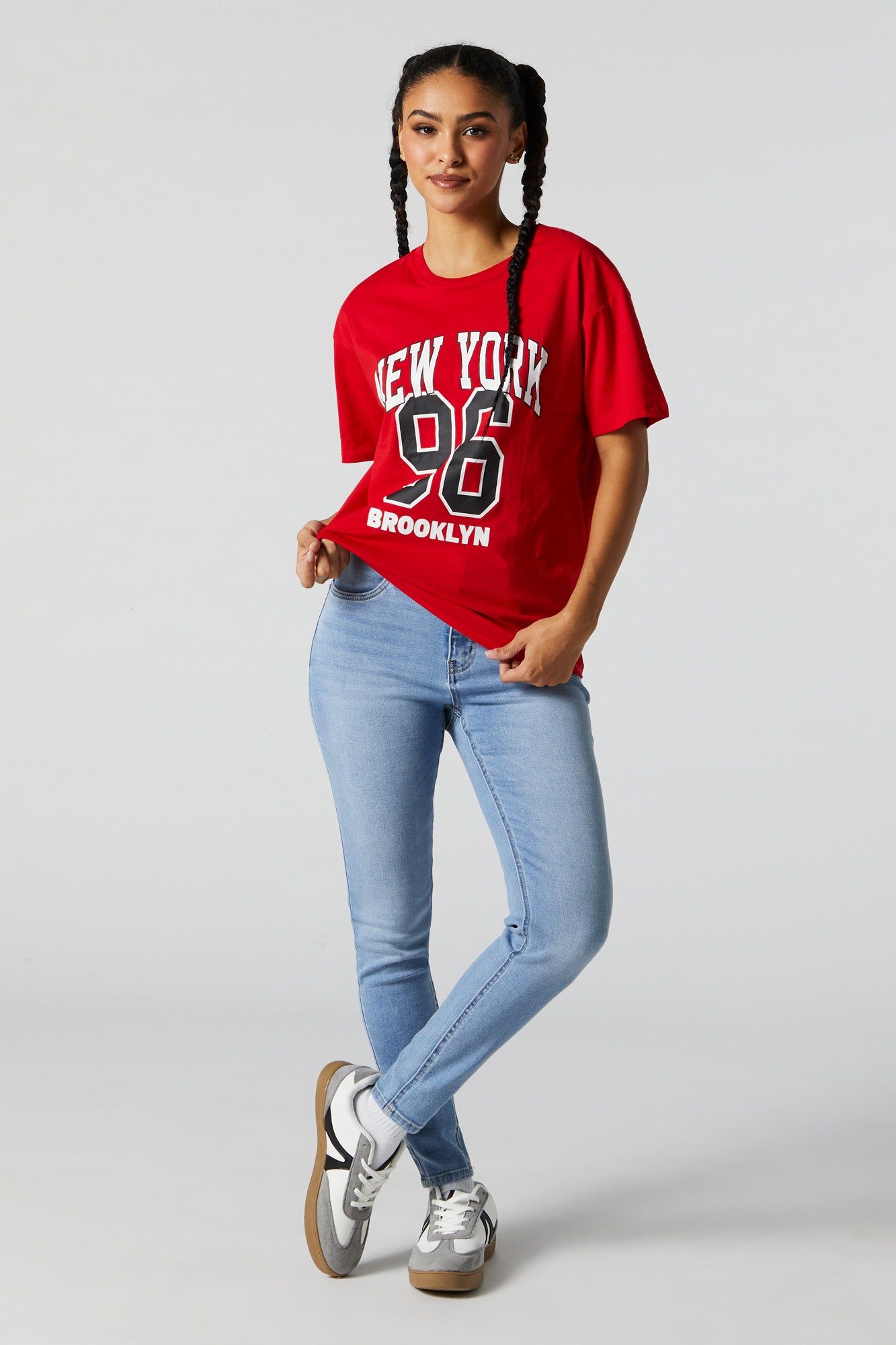 New York Graphic Boyfriend T-Shirt sold by Urban Planet product image thumbnail 3