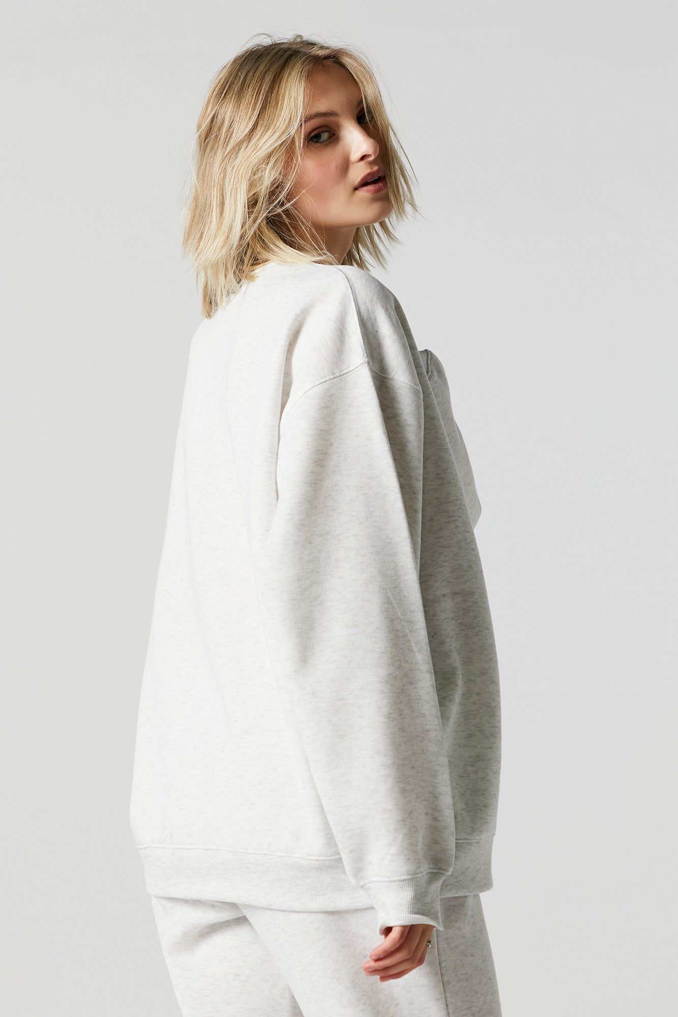 Chenille Embroidered San FranciscoFleece Sweatshirt sold by Urban Planet product image thumbnail 2