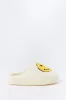 Pantoufles en similifourrure à imprimé Happy Face pour fille sold by Urban Planet