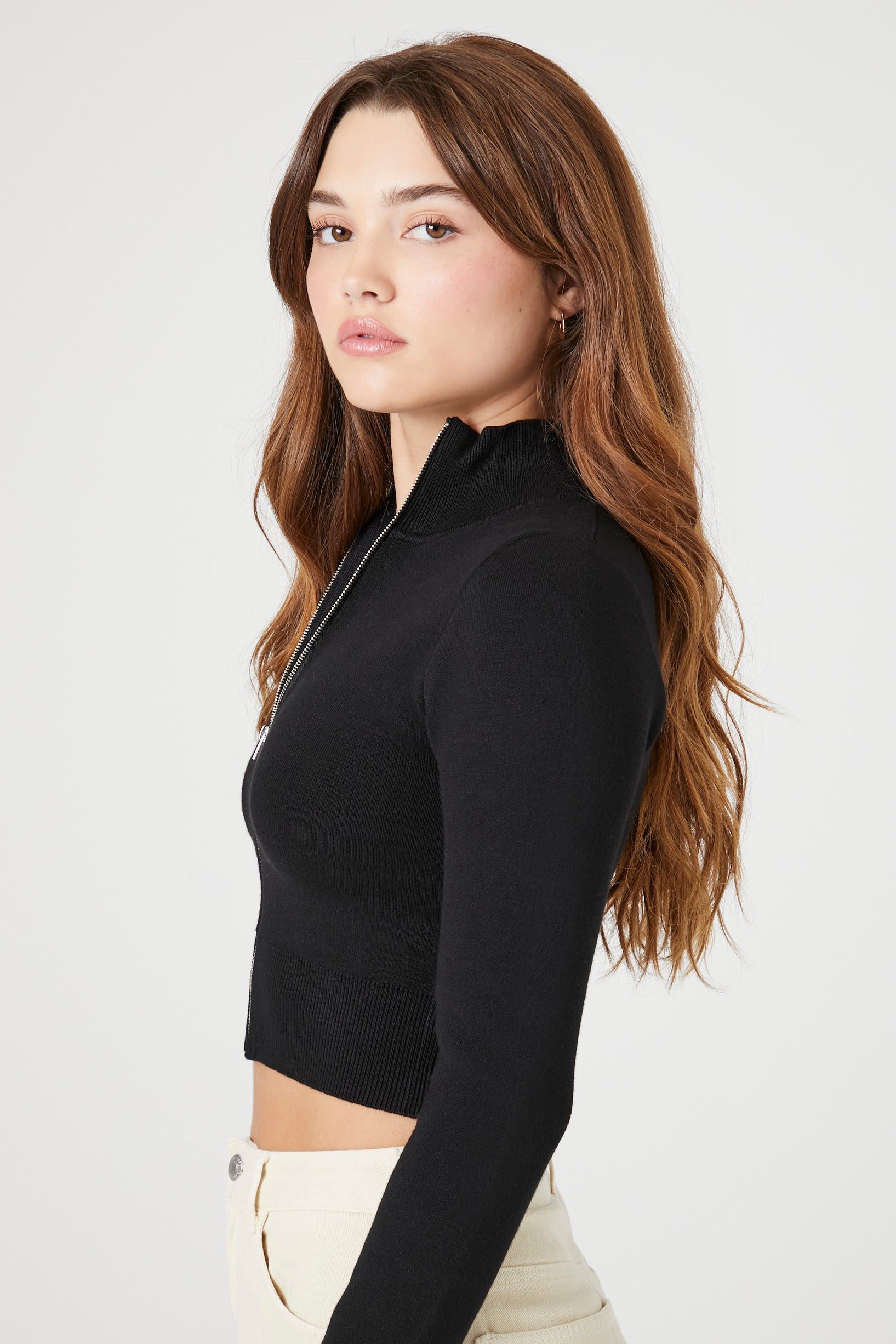 Chandail en tricot avec fermeture à glissière sold by Urban Planet product image thumbnail 3