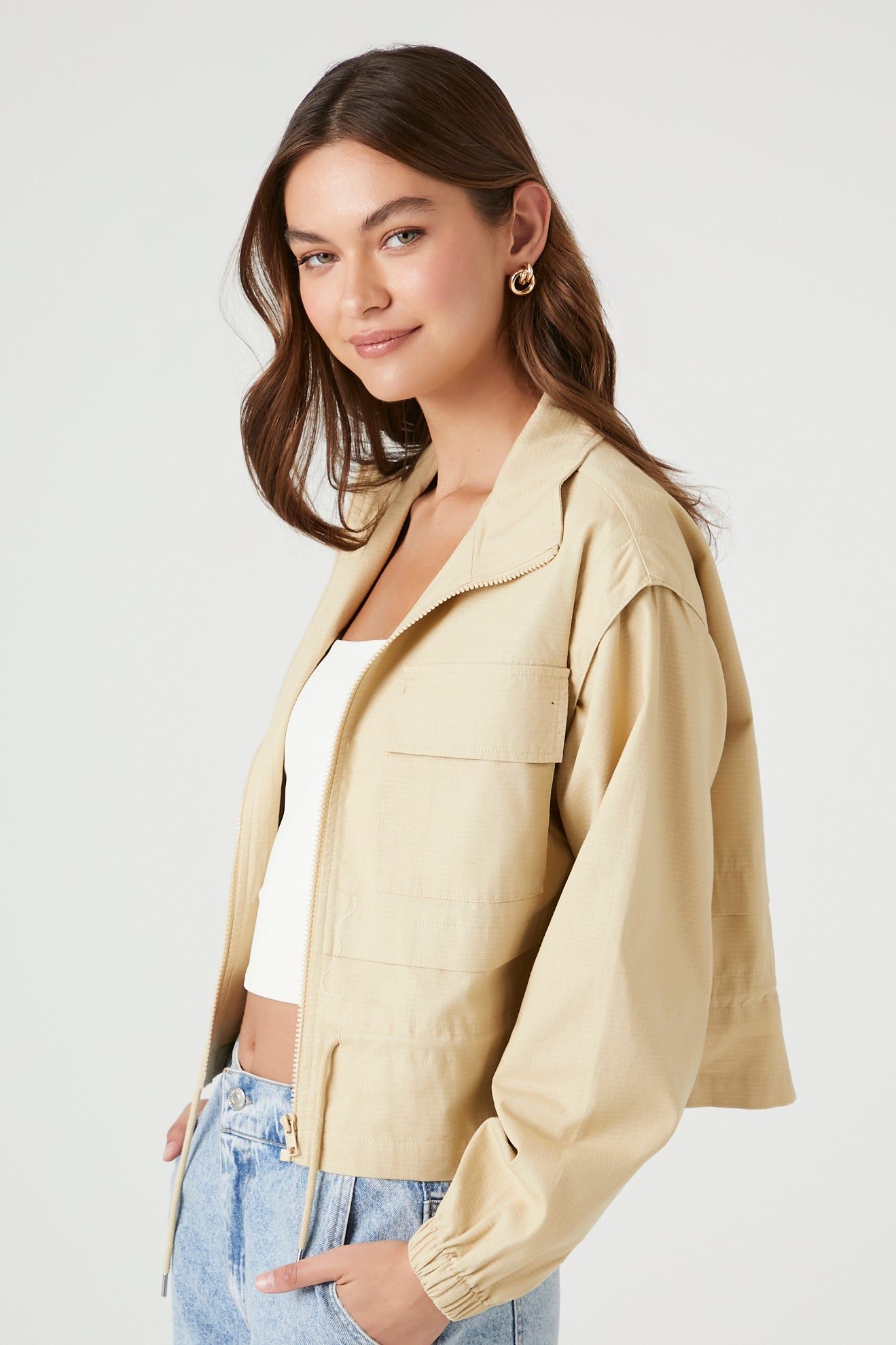 Blouson aviateur avec fermeture à glissière sold by Urban Planet product image thumbnail 2