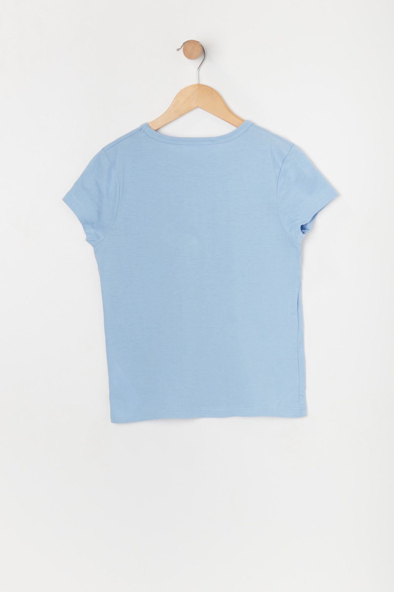 Girls Blue Stitch Graphic T-Shirt sold by Urban Planet product image thumbnail 2