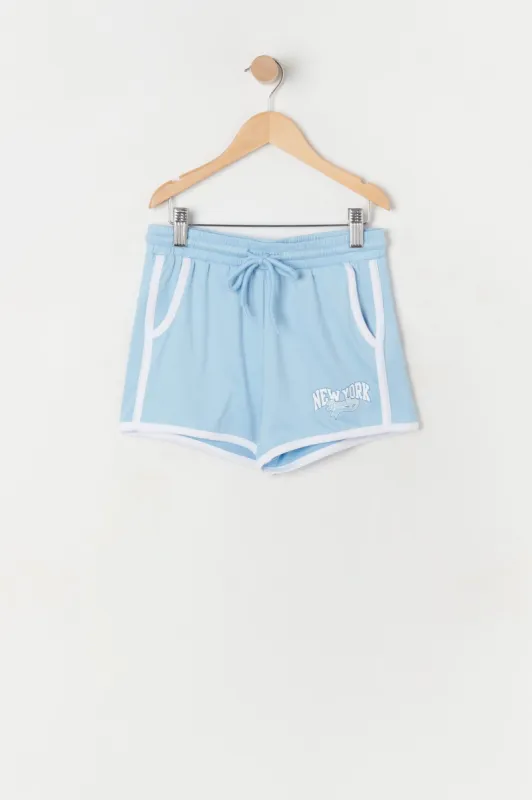 Girls New York Graphic Short sold by Urban Planet