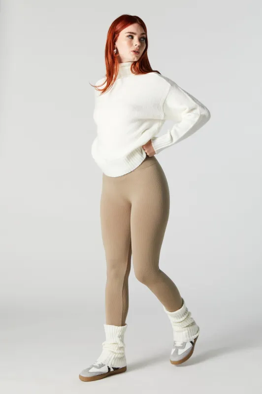 Ribbed Fleeceback Legging sold by Urban Planet
