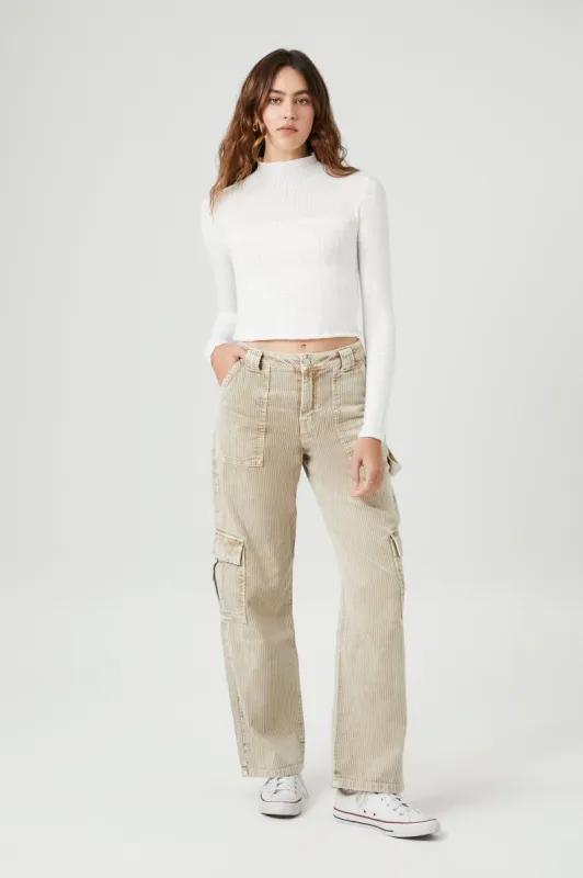 Pantalon cargo en velours côtelé sold by Urban Planet