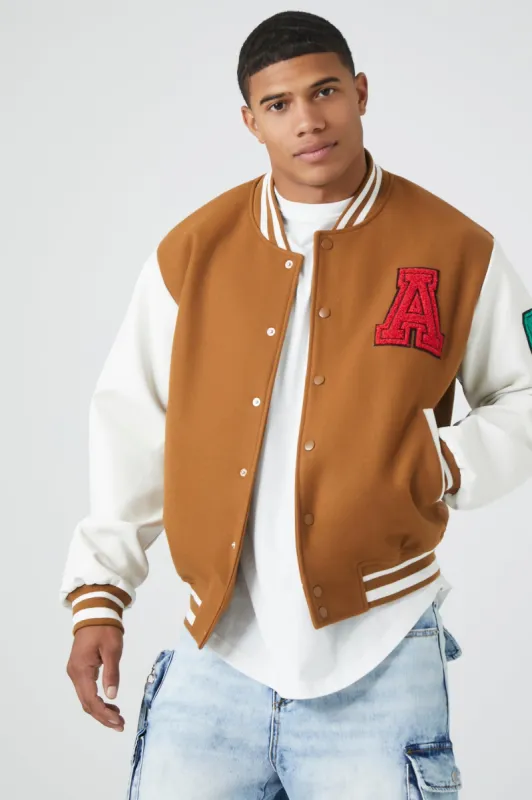 A Patch Varsity Jacket made by Urban Planet