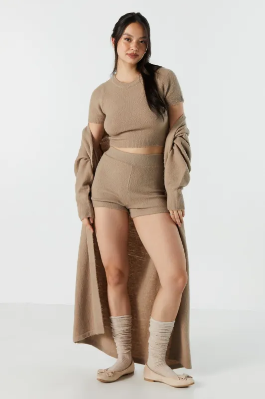 Mossy Long Cardigan sold by Urban Planet