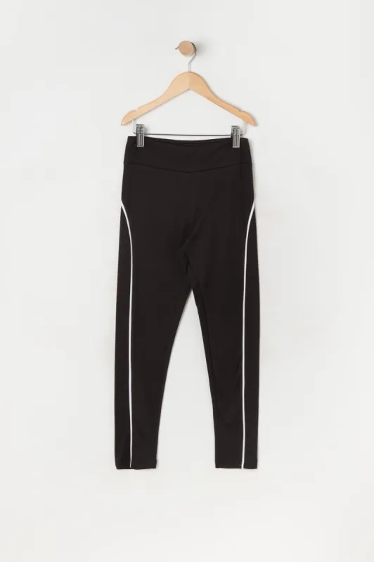 Girls Soft Side Piping Leggings sold by Urban Planet