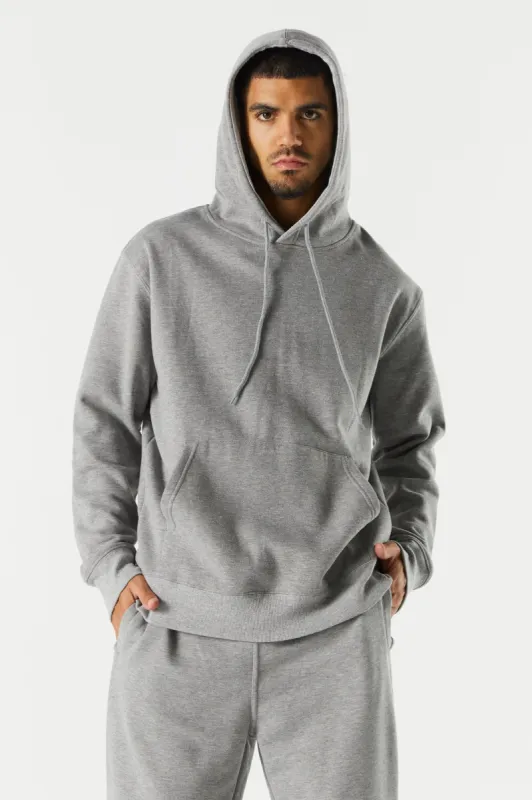 Basic Fleece Pull Over Hoodie sold by Urban Planet